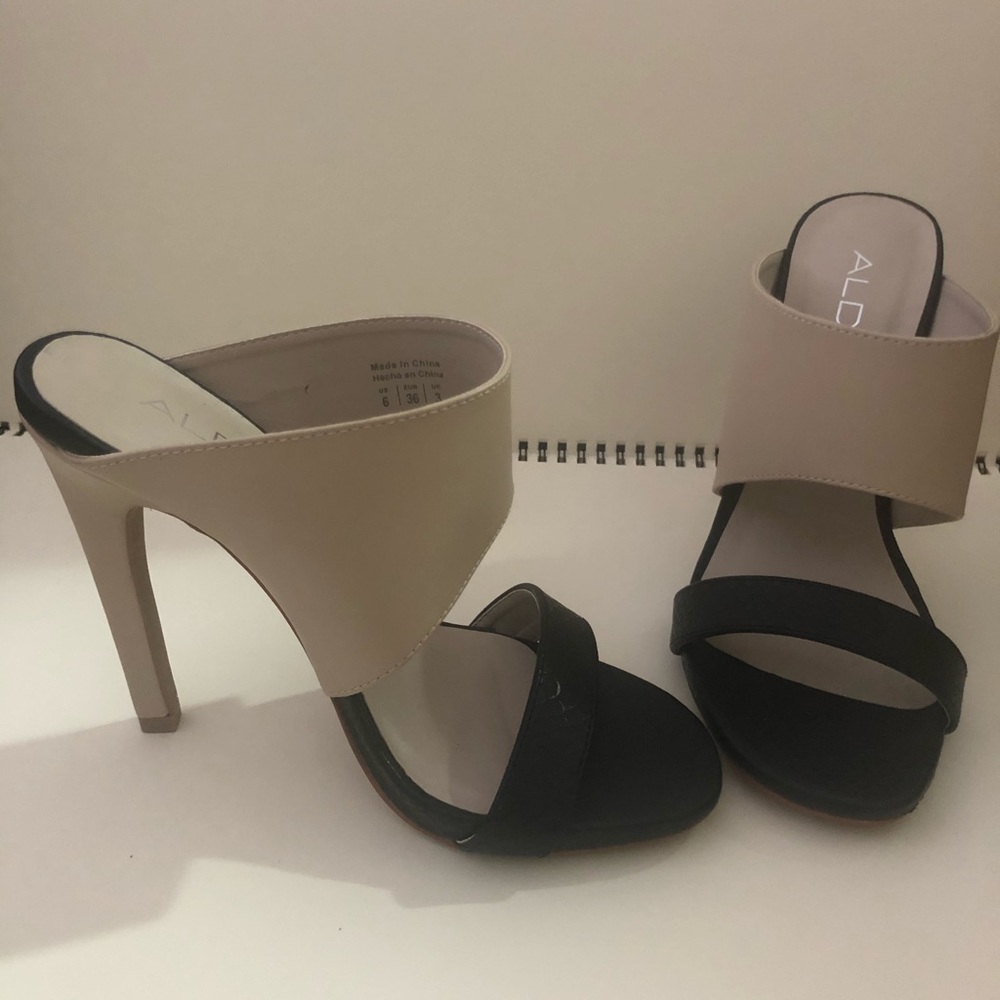 Aldo Slip on High Heel Sandals